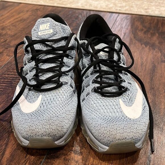 Nike Air Max with flash Technology women’s size 10 in GUC bluish grey running - Picture 2 of 9